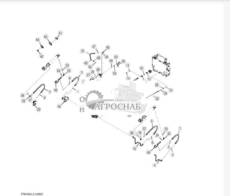 Four Function Plumbing, Tool Carrier Linkage (2 of 2) 